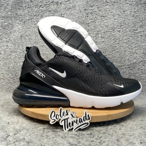 Nike Air Max 270 Women Black White Shoes AH6789-001